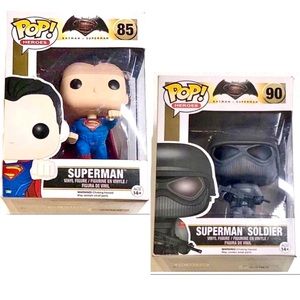 Funko POP Superman Figures Set of 2
